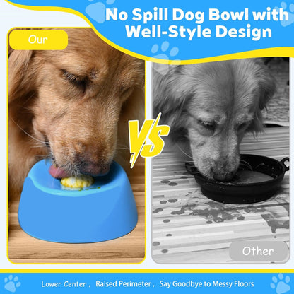 Elamé Anti-Choking Slow Feeder Dog Bowl
